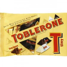 Chocolate Toblerone tiny  ( branco , ao leite e dark  )104g